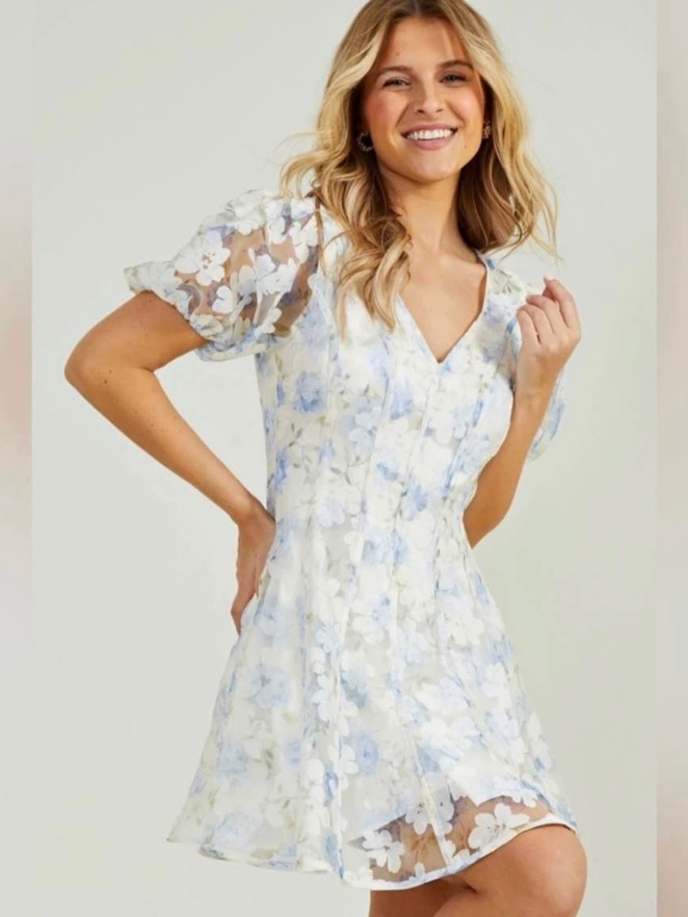 Altar’d State Whitley Seamed Floral Dress - Size Small - **LIKE NEW**